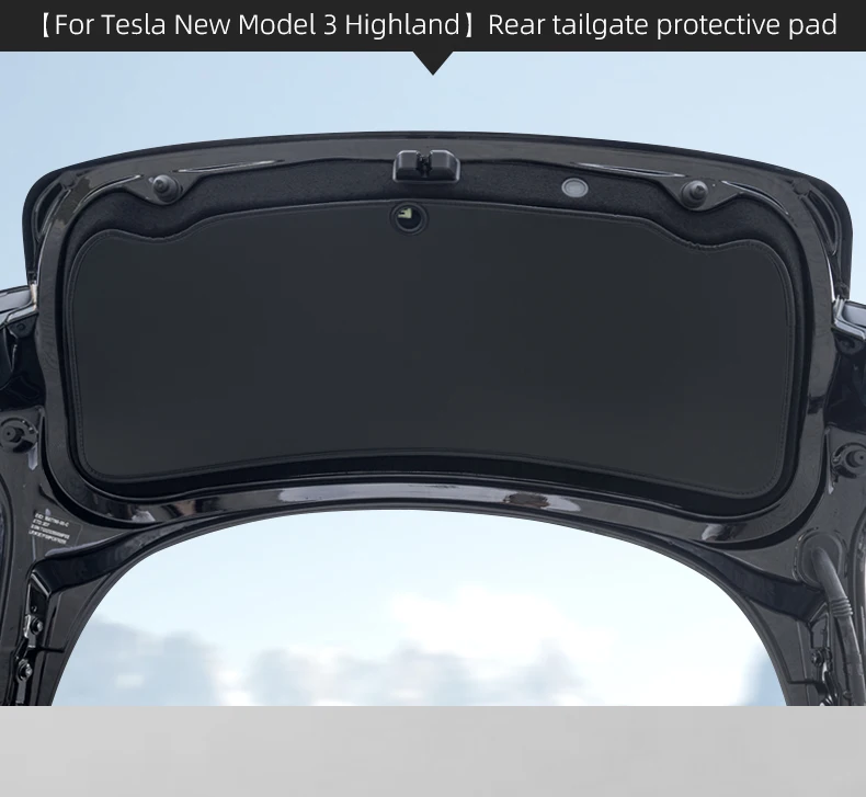 Für Tesla Model Y Juniper Model 3 Highland Kofferraum-Schutzmatte Heckklappen-Leder-Schutzauflage Anti-Verschmutzungs-Schutzmatte – Detail 6