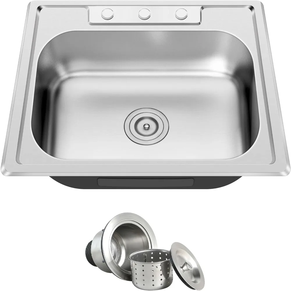 25 Inch Drop In Kitchen Sink