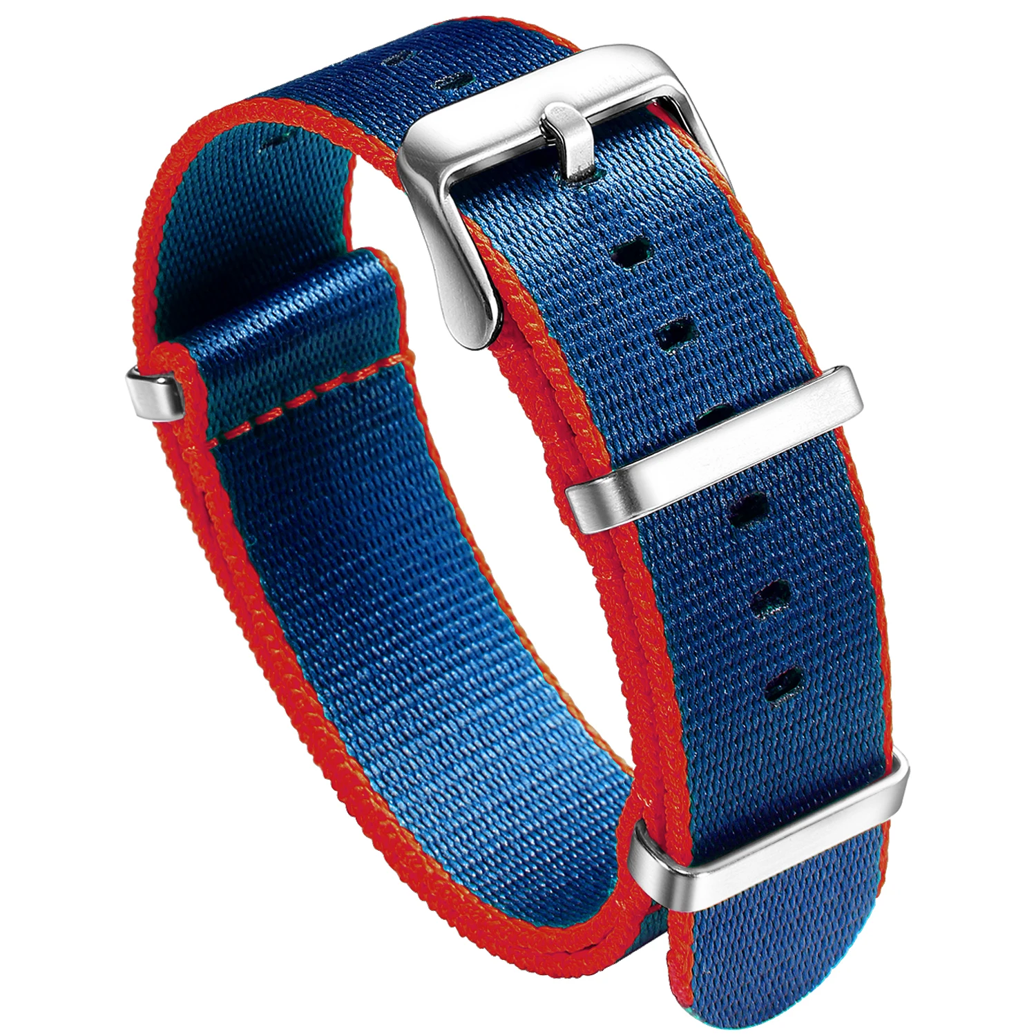 Nylon-Uhrenarmband, 20 mm, 22 mm, bequeme Uhrenarmbänder, Schlaufe, militärisch, waschbar, für Herren-Uhrenarmbänder