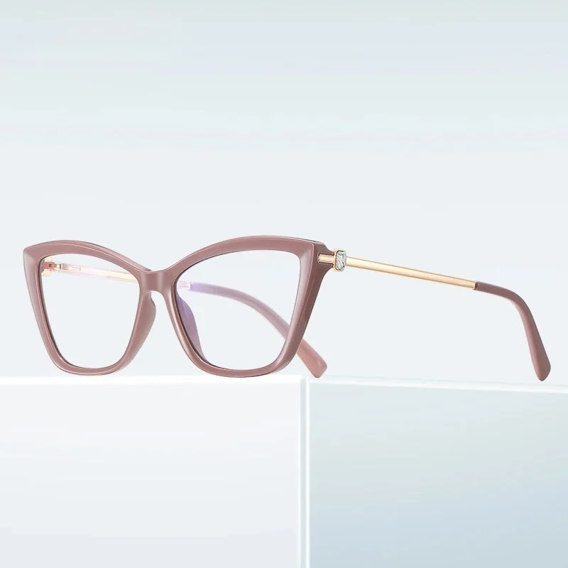 New Arrivals Fashion Butterfly TR90 Reading Glasses Women's Anti-blue Light Eyewear Customizable Prescription