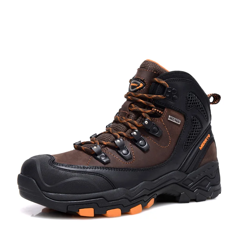 MERRTO Hiking shoes Men waterproof hunting Boots Male trekking boot mountian Leather Sneakers Tactical Desert Combat Ankle Boots