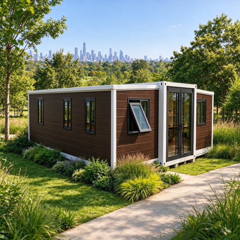 Disassemblable Prefab Cabin Galvanized Steel 20ft Detachable Building for Road Construction Field Working Base Temporary Housing