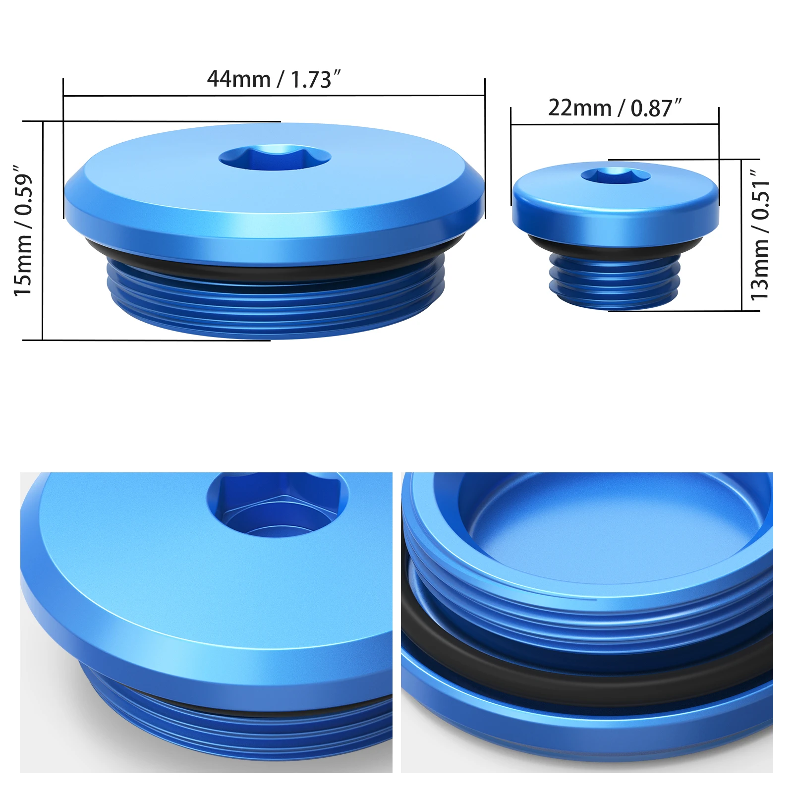 NICECNC Engine Plug Crankcase Cover For Yamaha RAPTOR 700 700R 700SE YFZ450R/SE/SPECIAL EDITION 2014-2021 GRIZZLY 550 700