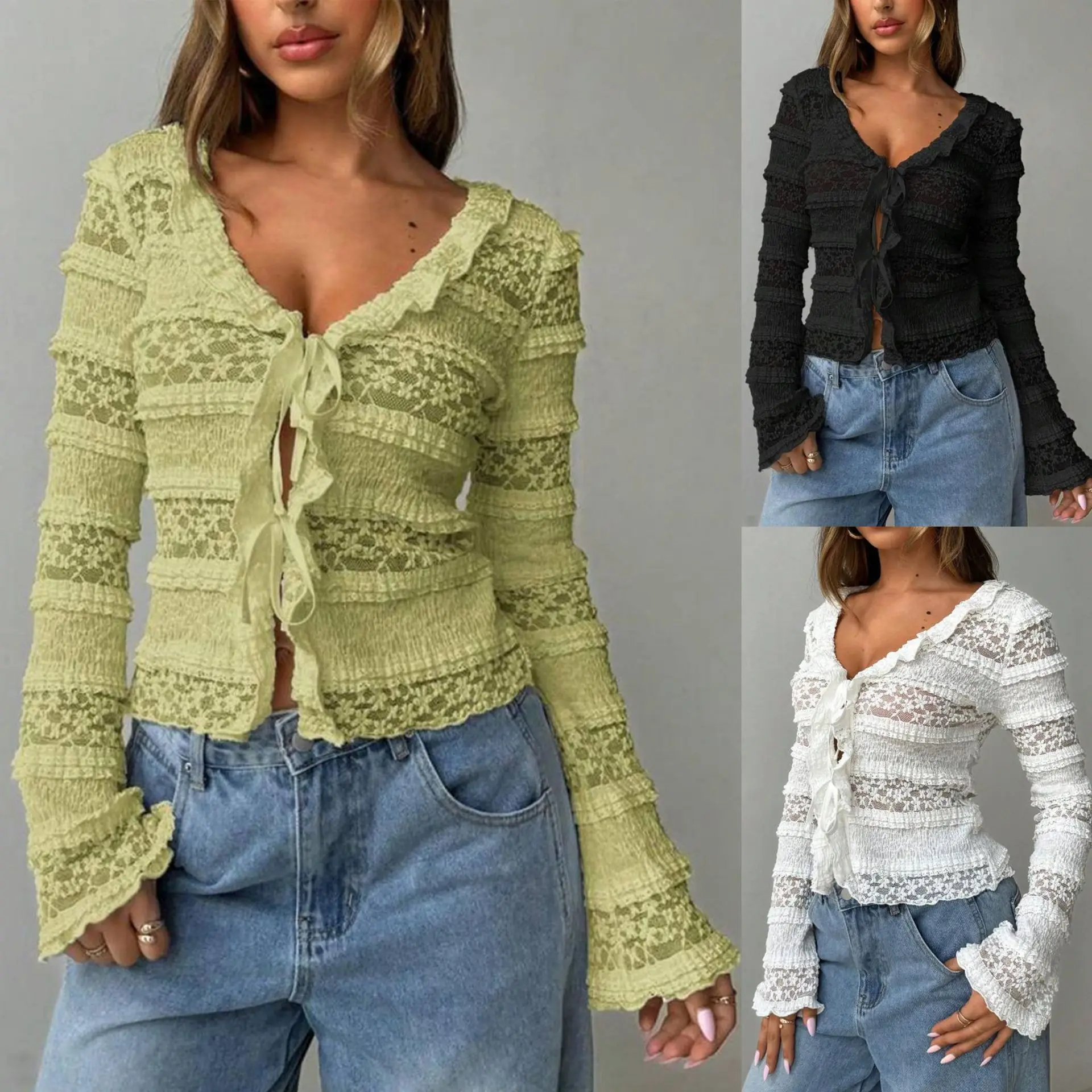 

2025 Autumn New Women's Jacquard Top