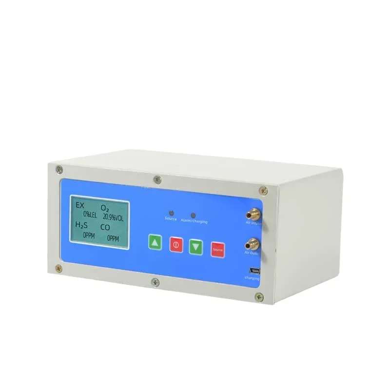 high quality pump type multi-gas detector portable gas leaking monitor for 4-in-1 gas analyzer