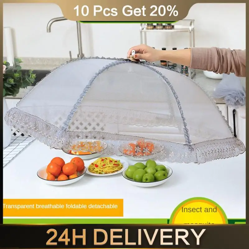 Vegetable Hood Insect-proof Mesh Table Cover Household Tools Rice Cover Fly-proof Simple To Use Food Mesh Cover Mesh Food Cover