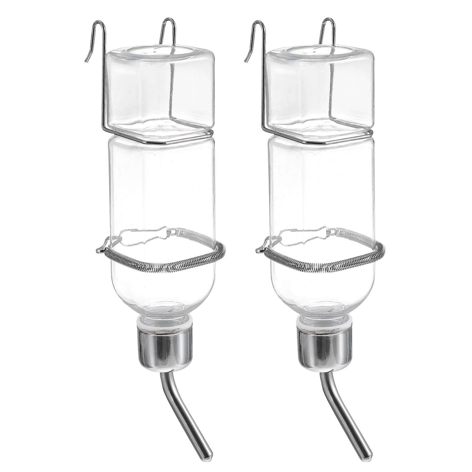 

2pcs 350Ml Pet Drinking Fountain For Rabbit Bunny Chinchilla Hamster Hanging Water Bottle No Drip Leak Proof Easy Clean Safe