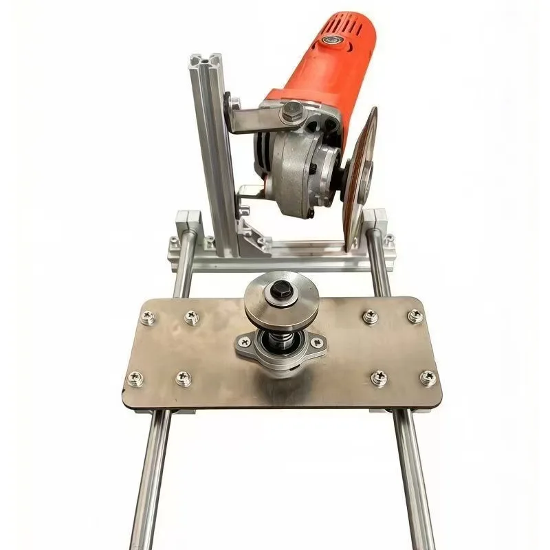 Small angle grinder modified bracket woodworking saw blade grinding machine