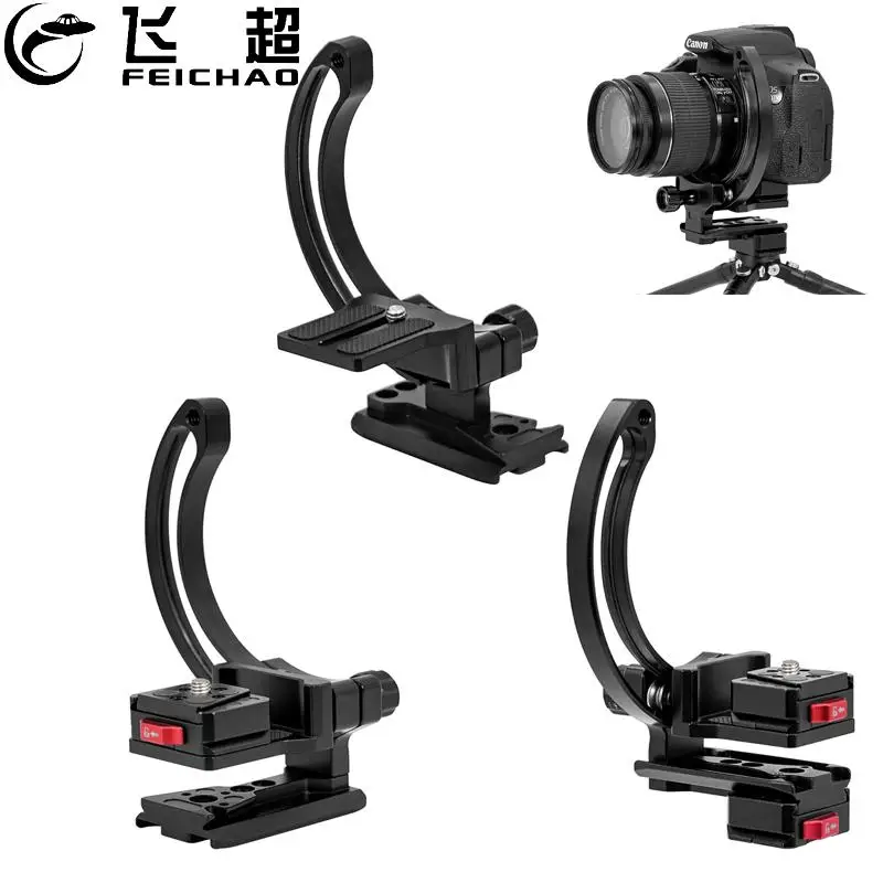 

Адаптер для объектива камеры, горизонтальная вертикальная съемка, быстросъемный Полукруге кольцо для держателя крепления камеры Sony Canon Nikon DSLR