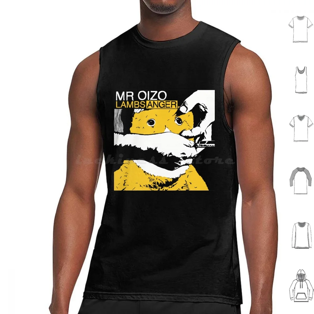 Labs Anger Mr. Oizo Pouch Tank Tops Print Cotton Mr Oizo Lambs Anger Flat Eric