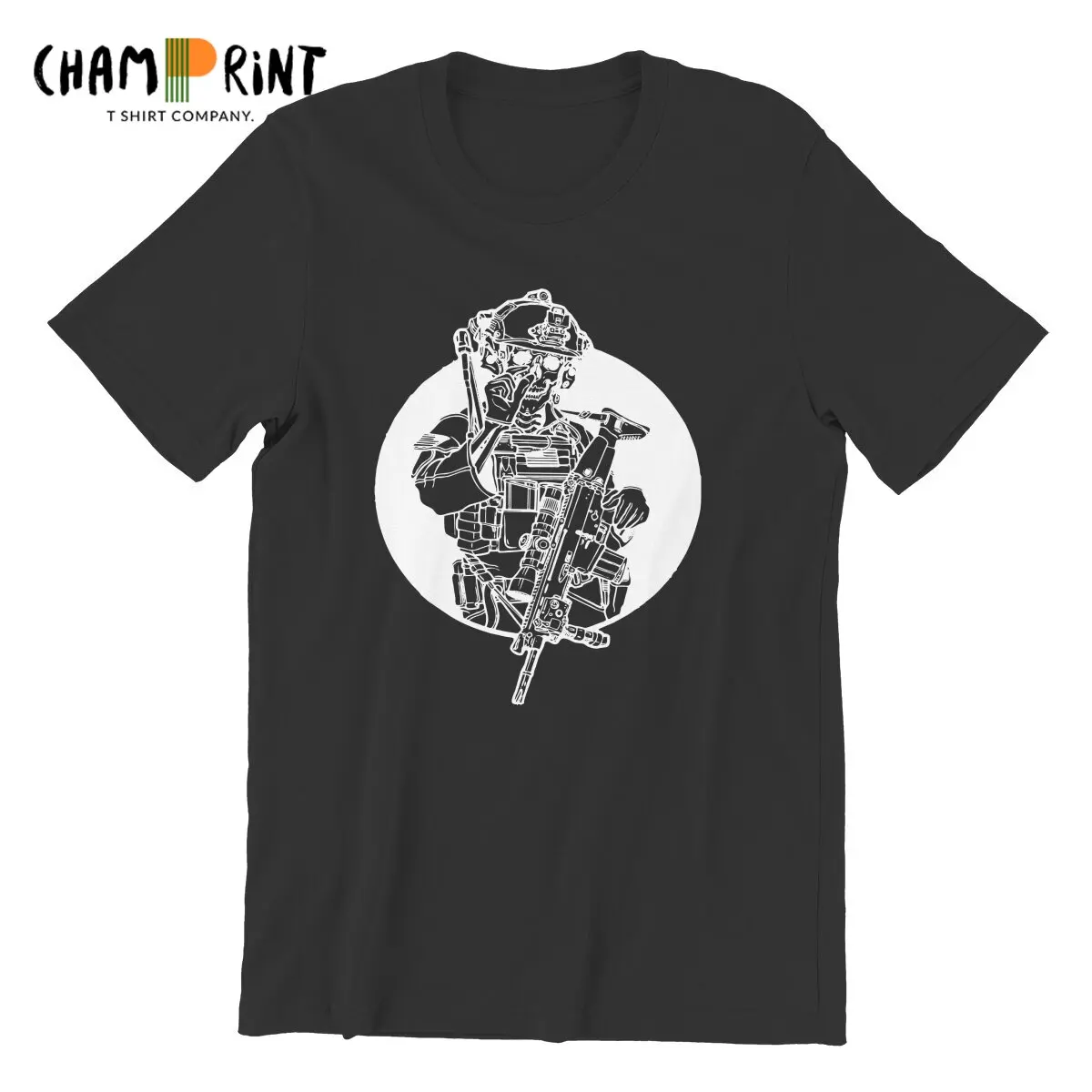 Men Forward Observations Group T Shirt FOG 100% Cotton Clothes Vintage Short Sleeve Round Collar Tee Shirt Plus Size T-Shirts