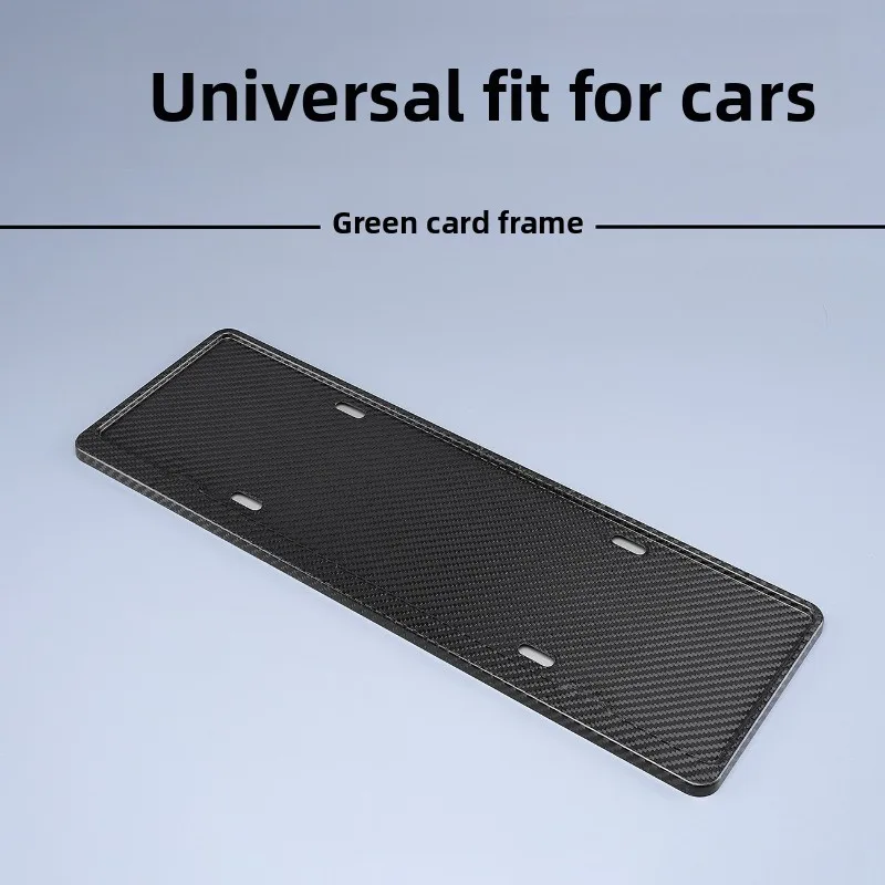 

For License Plate Protective Frame License Plate Frame Specialized Green Carbon Fiber License Plate Frame