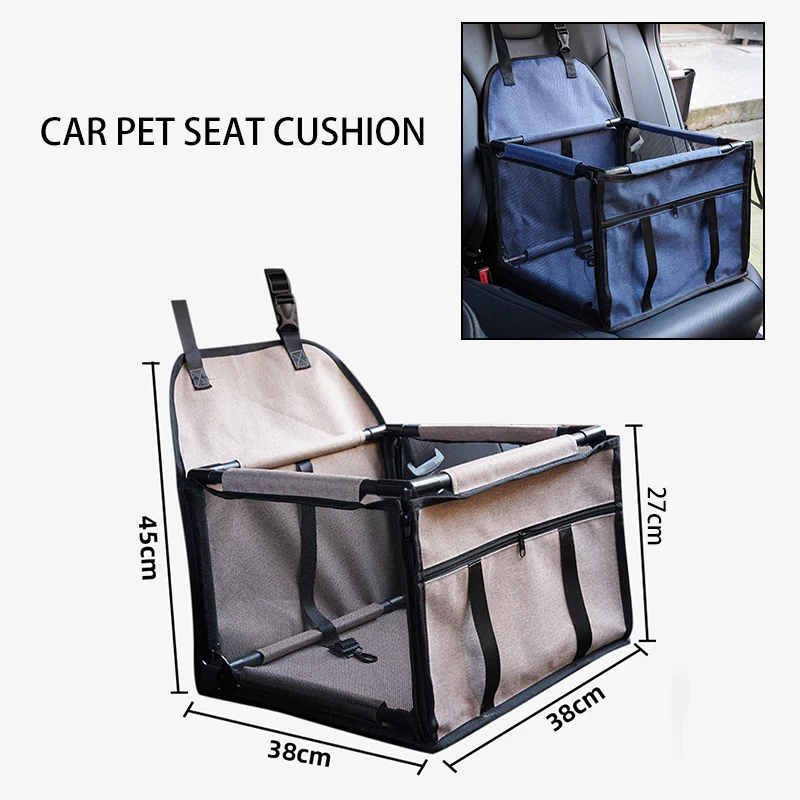 Car Seat Cover Pet Dog Carriers Bag Transport Bag Waterproof Anti Dirty And Anti Scratch Car Seat Basket For Small Medium Dogs