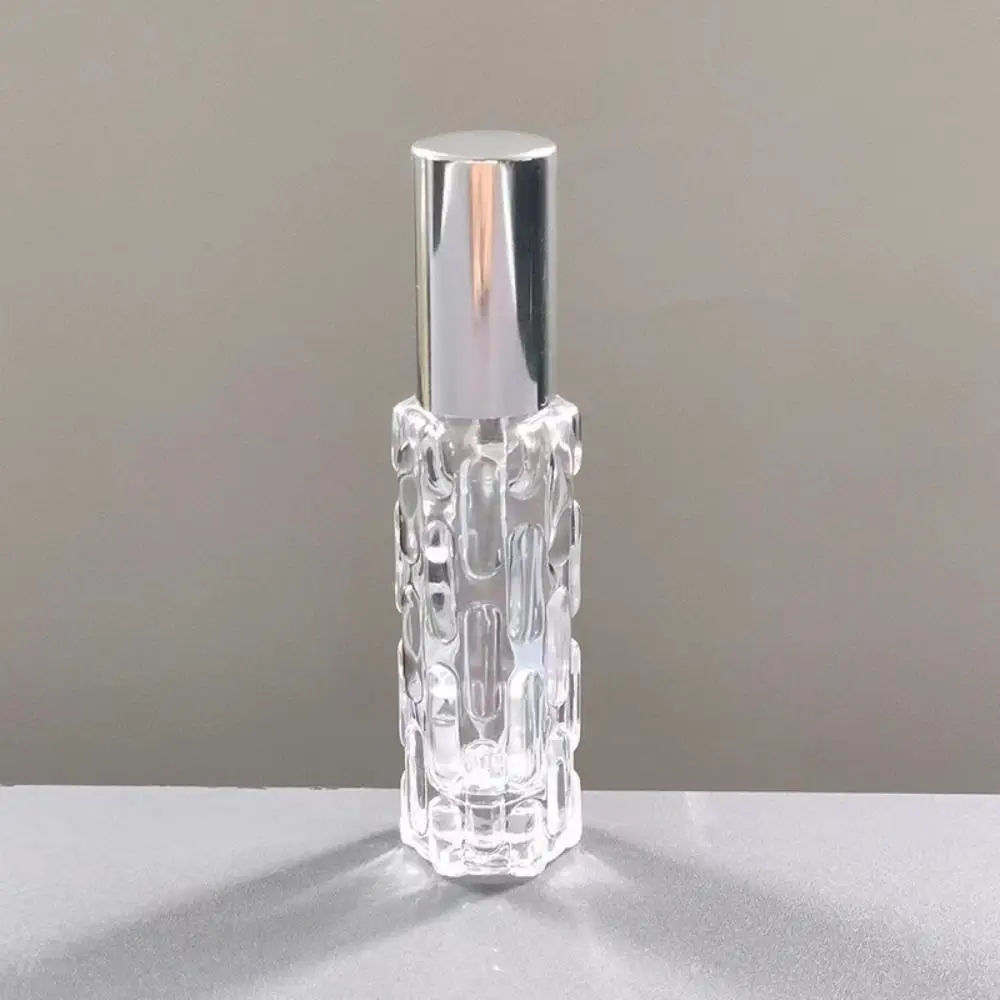 10ml Travel Glass Bottle Bitter Gourd Pattern Transparent Cosmetic Container Miniature Subpackaging Liquid Sprayer Women Girls
