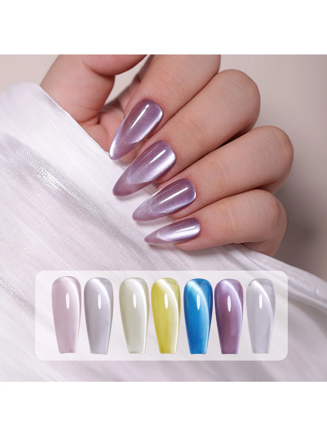 10 ミリリットルピンク赤水ライト猫磁気ジェルマニキュア爪ゼリーガラスソークオフワニス半永久キャットアイジェル