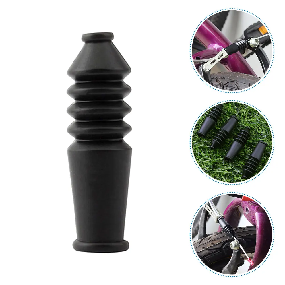 

8 Pcs Brake Cable Protector Rubber Brake Dust Cover End Cap Shift Accessories Durable Long Use Water Dust Proof