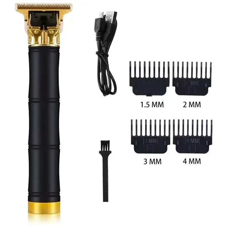 Hair Trimmer For Men Rechargeable Cordless T-Blade 0mm Zero Gap Hair Clipper Professional Barber Beard Edger Hair Cutting - view 2