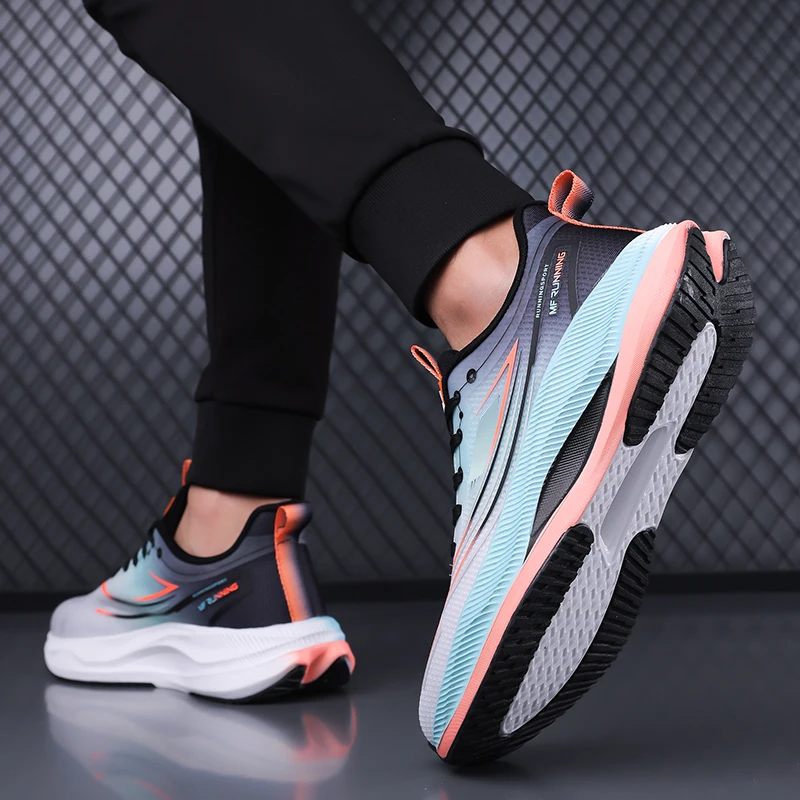 Męskie buty do biegania Oddychające Miękka podeszwa Sportowe sneakersy Amortyzacja Wygodne obuwie codzienne Zapatillas De Deporte