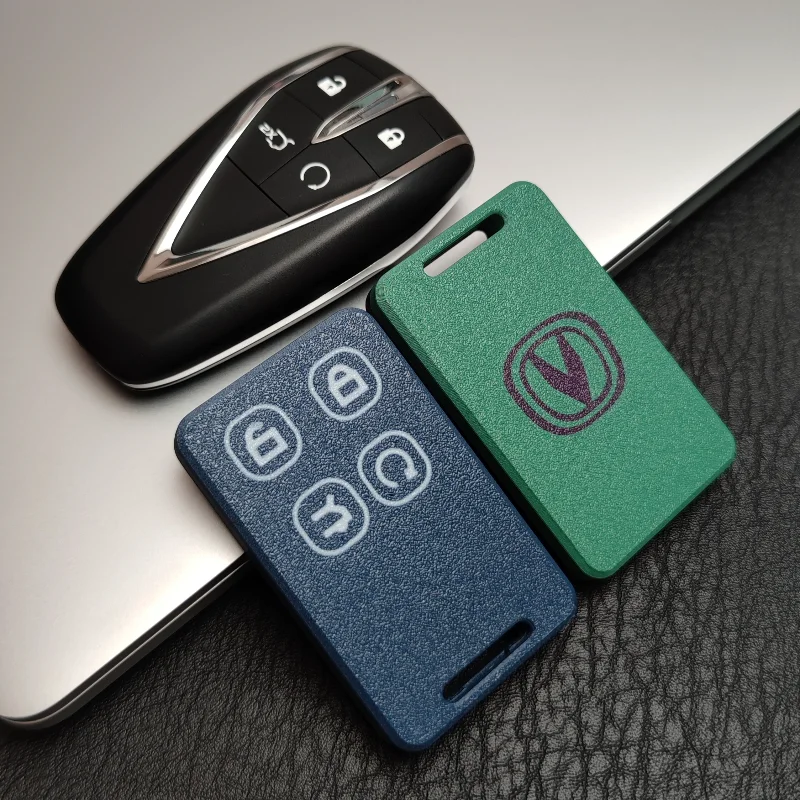 Car Key Case Shell Modified Cover for Changan CS75 PLUS CS55 CS35 Oshan Eado UNI-T Anti-Scratch Key Fob Protector Shell Interior