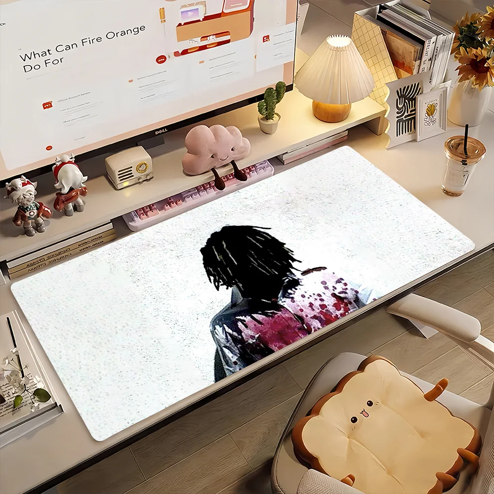 Rapper K-Ken Carson More Chaos Mouse Pad Non-slip Rubber Gamer Balance Computer Mat Decoracion Deskmat Laptop Office Large