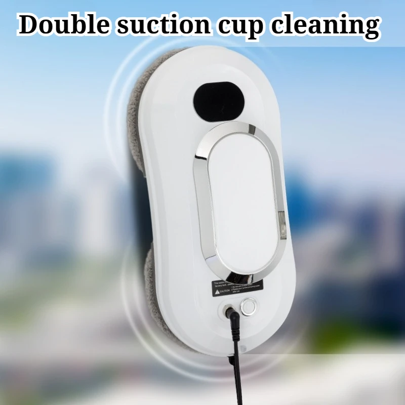 Intelligent Strong Suction Window Cleaner Robot Remote Control Deep Cleaning Convenient Labor-saving Household Window Washer