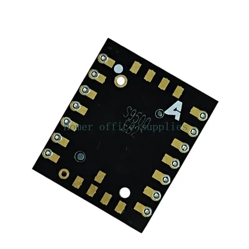 K43B S9500 Mouse Chip Replacement Part with Contact Cable Design for Mouse Board Repair, DIY Service Builds, Single Black Chip