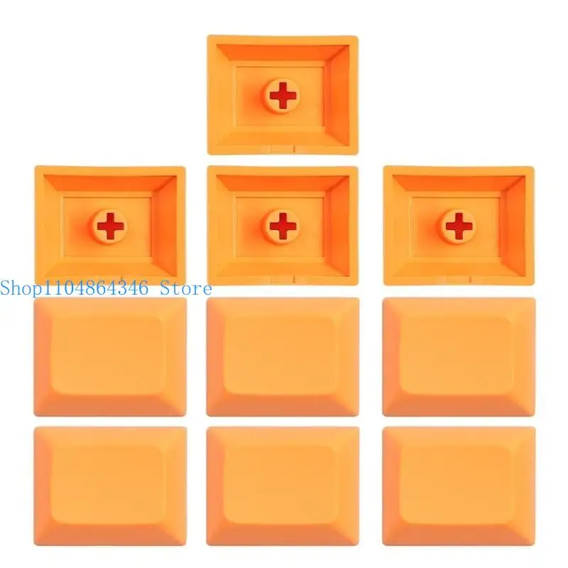 

10 клавиш PBT, профиль DSA, 1.25U, без гравировки, уникальные заглушки для механической клавиатуры