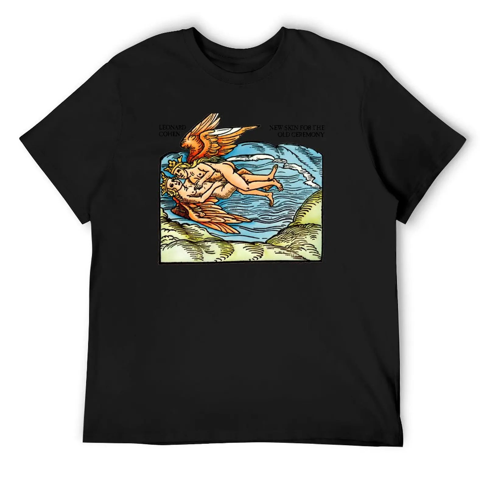 

New skin for the old ceremony Leonard cohen Vintage new skin for the old ceremony T-Shirt oversizeds mens plain t shirts