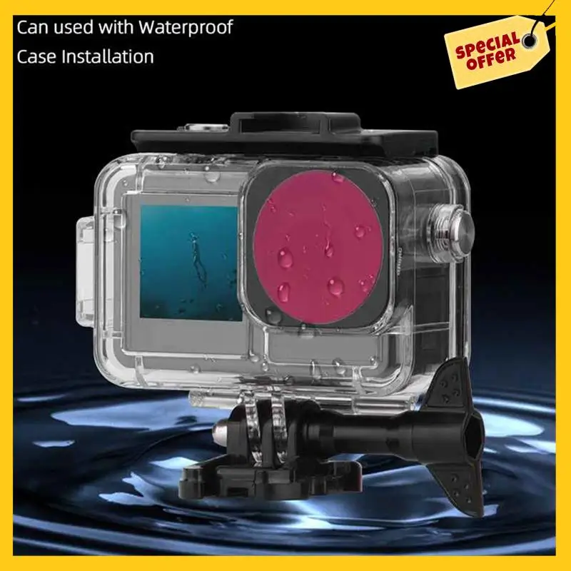 مرشح BRDRC لمرشح DJI Osmo Action 4 ND8/ND16/ND32/ND64 استبدال مرشح عدسة الكاميرا بدون طيار