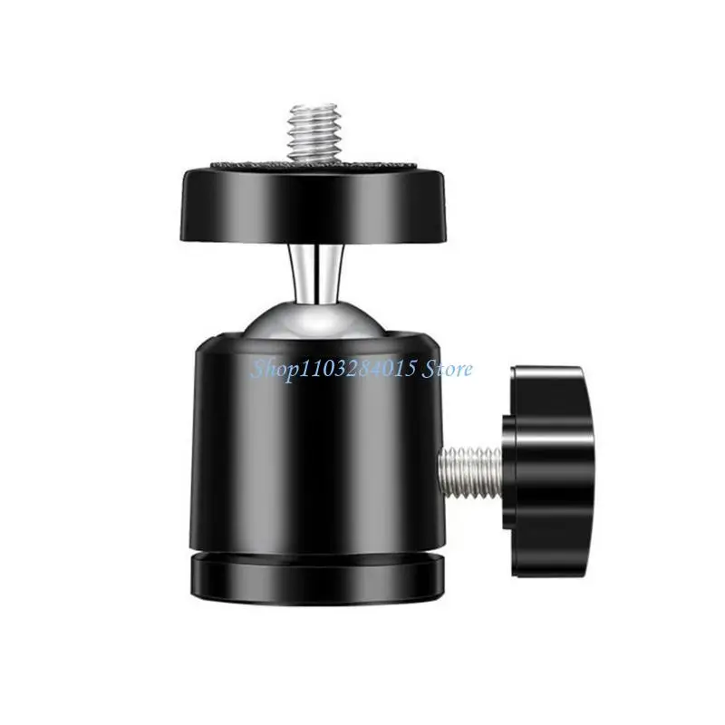 Robusts Metal 360 Degree Camera Mount Round Head Design For Landscape Photography And Live Streaming Equipment Mount