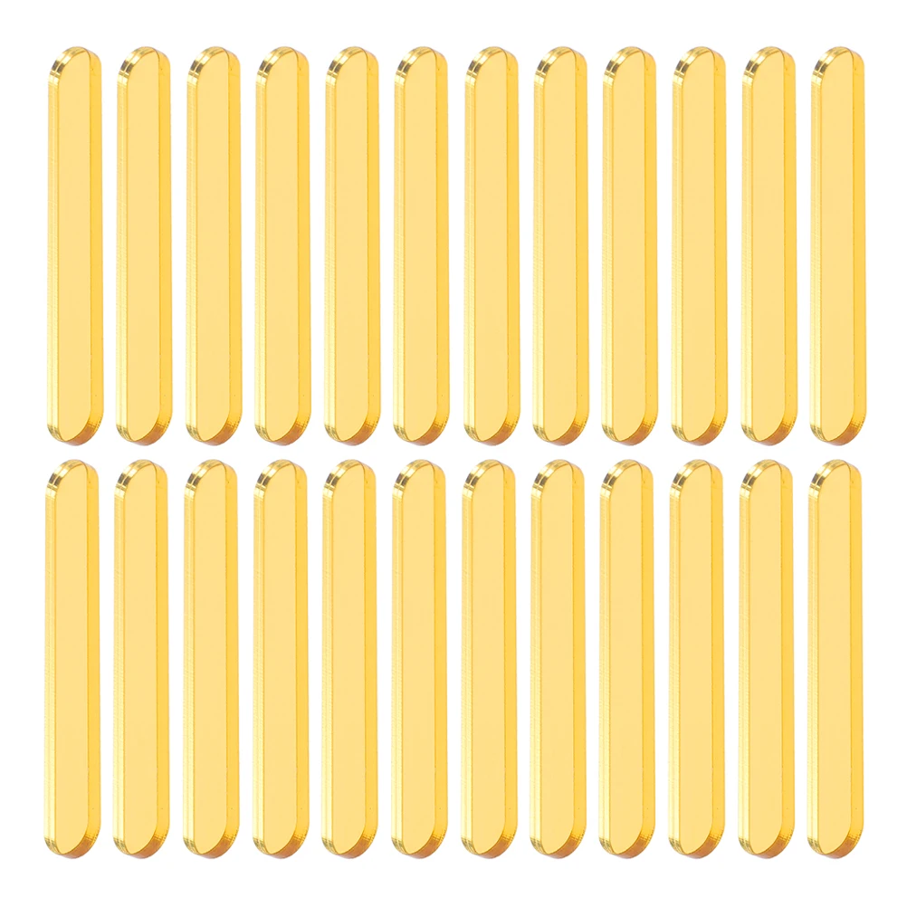 

40Pcs Acrylic Popsicle Sticks Reusable Ice Cream Sticks DIY Cake Pop Dessert Craft Supplies for Homemade Treats