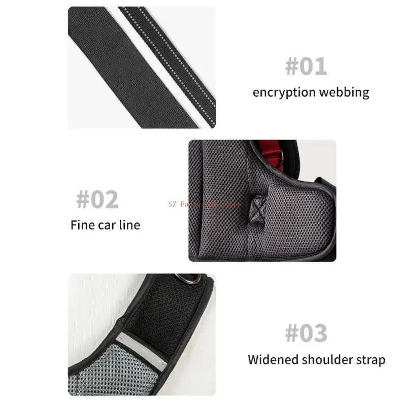 Harness Bersepeda Reflektif Bernapas 96GC untuk Anak-anak Berkendara Malam Hari Nyaman Dipakai