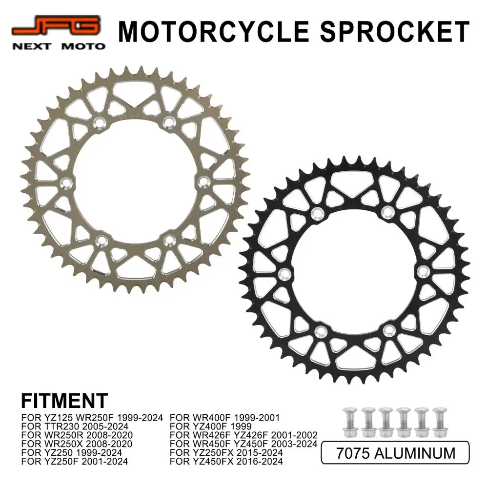 

Motorcycle Chain Sprocket Engine Sprockets For YAMAHA YZ125 WR250F TTR230 WR250R/250X YZ250/250F WR400F YZ400F YZ250FX/450FX