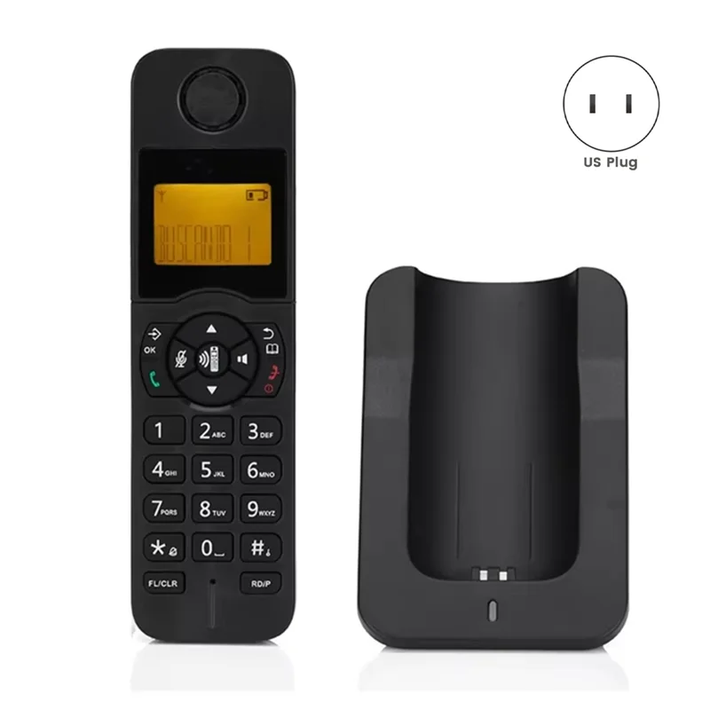 Solid D1005 Expandable Cordless Telephone Home Office Expandable Cordless Telephone Hand-Free Call With Caller ID