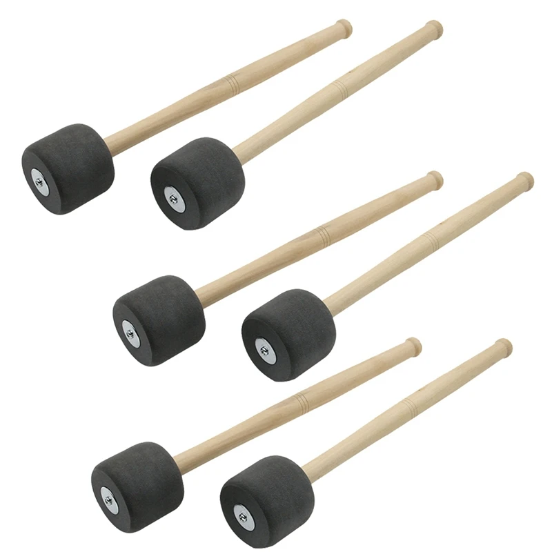 

AA79 New 12.8 Inch Foam Rubber Drum Sticks, Bass Drum Sticks, Non-Slip Bass Percussion Sticks, Percussion Accessories