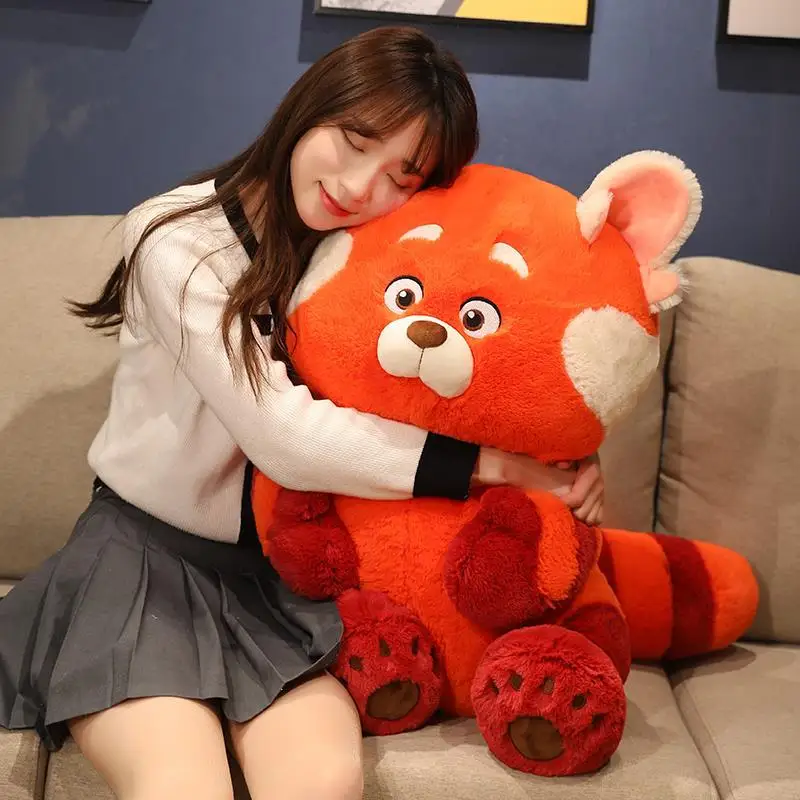 

30cm Disney Turning Red Version Of Youth Deformation Plush Toy Kawaii Raccoon Stuffed Doll Red Panda Room Decoration Xmas Gift