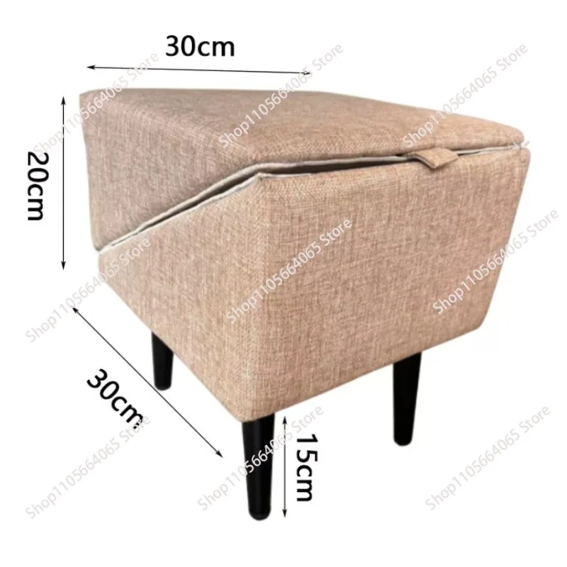 Foldable Wooden Pet Stairs and Stool 2 in 1, Dog Steps and Ramp for Small Dogs, Multifunctional Pet Ladder and Footstool