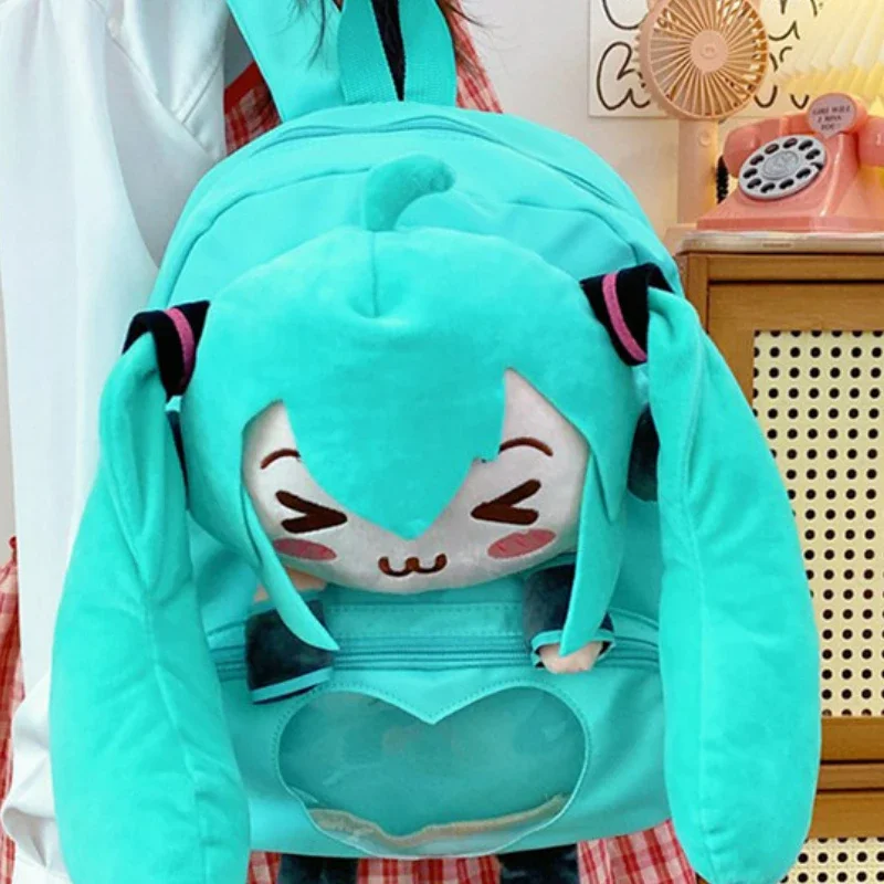 Animatiefilm Rondom Hatsune Miku Kersenbloesem Chuyin Schattige Mini Pluche Rugzak Schattige Pop Anime Tas