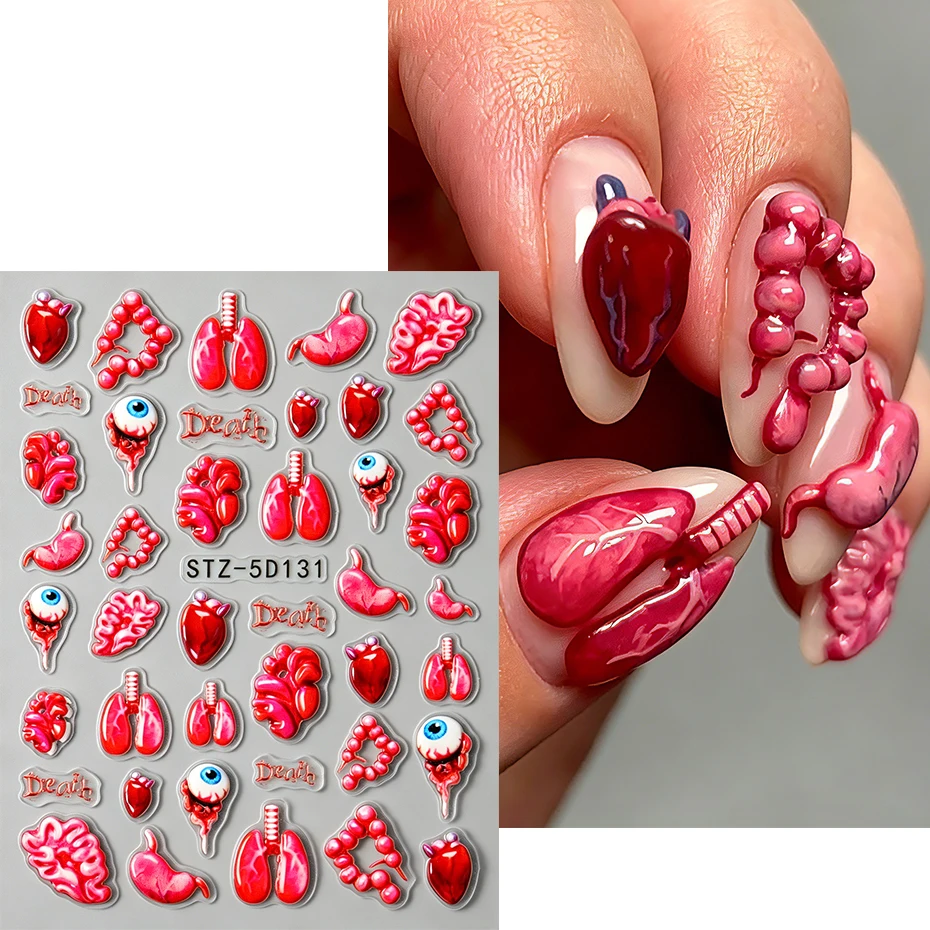 2 Piezas de Adhesivos 3D para - Nail Art Full Design reseña y precio
