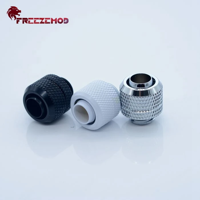 FREEZEMOD 2ชิ้น/ล็อต G1/4 MOD PC Water Cooling Fitting Connector สำหรับ3/8 ''ท่อ10X13มม.หลอด HRGKN-B38