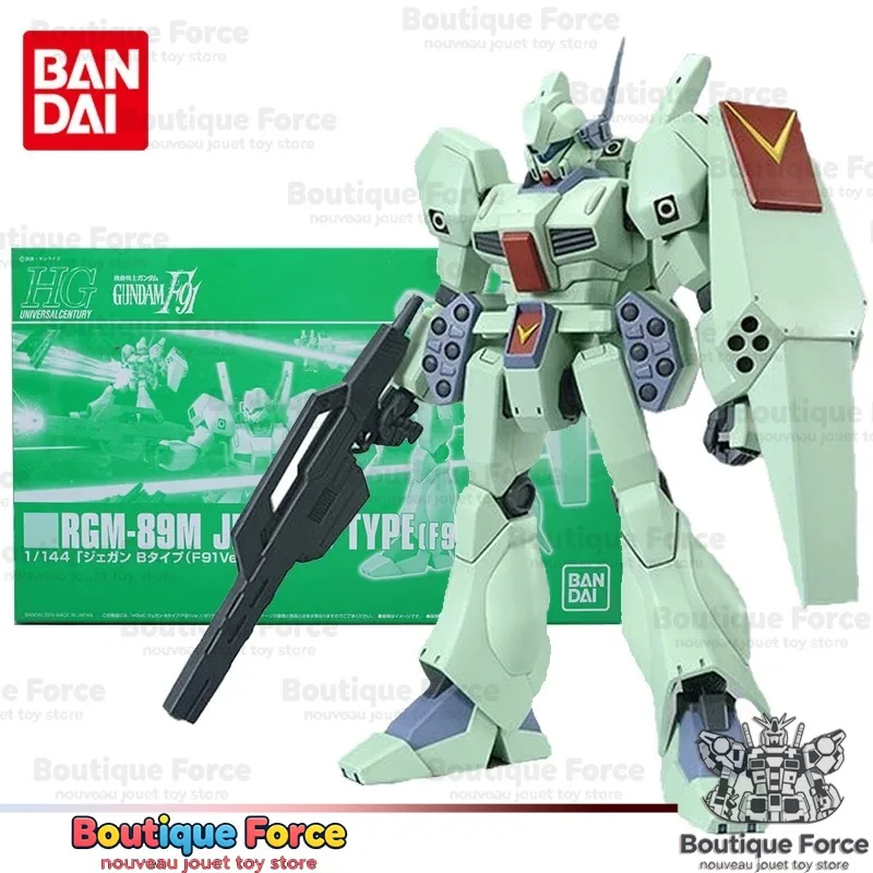 

Bandai Gundam HG 1/144 RGM-89M Jegan B Normal F91 Gunpla Model Kit Anime Action Figure Toy for Kids Collectors