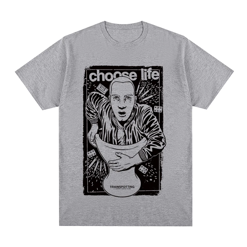 Trainspotting Movie Retro Design British popular Streetwear Casual T-shirt Cotton Men T shirt New TEE TSHIRT Womens Tops