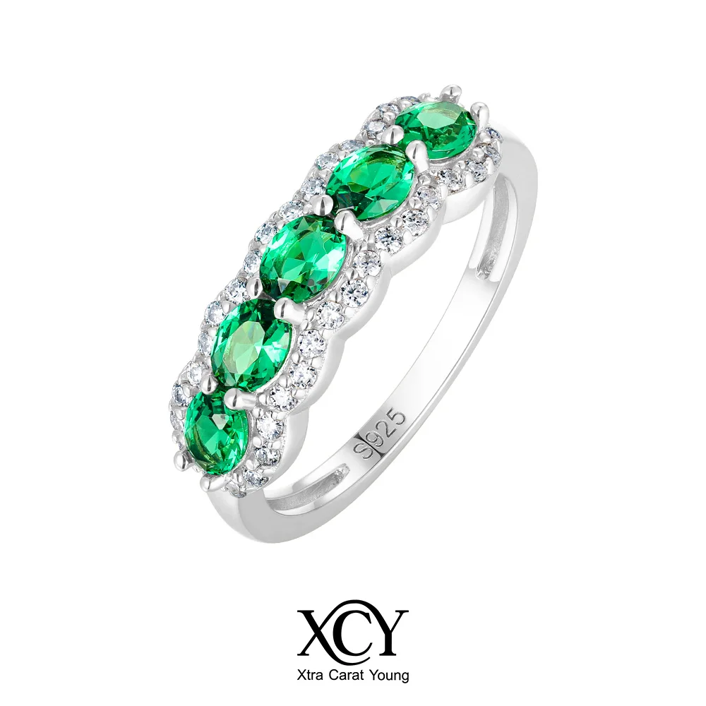 anillo-ovalado-xcy-con-esmeralda-simulada-para-mujer-plata-de-ley-925-halo-de-moissanita-media-eternidad-elegante-joyeria-fina-para-boda-regalo
