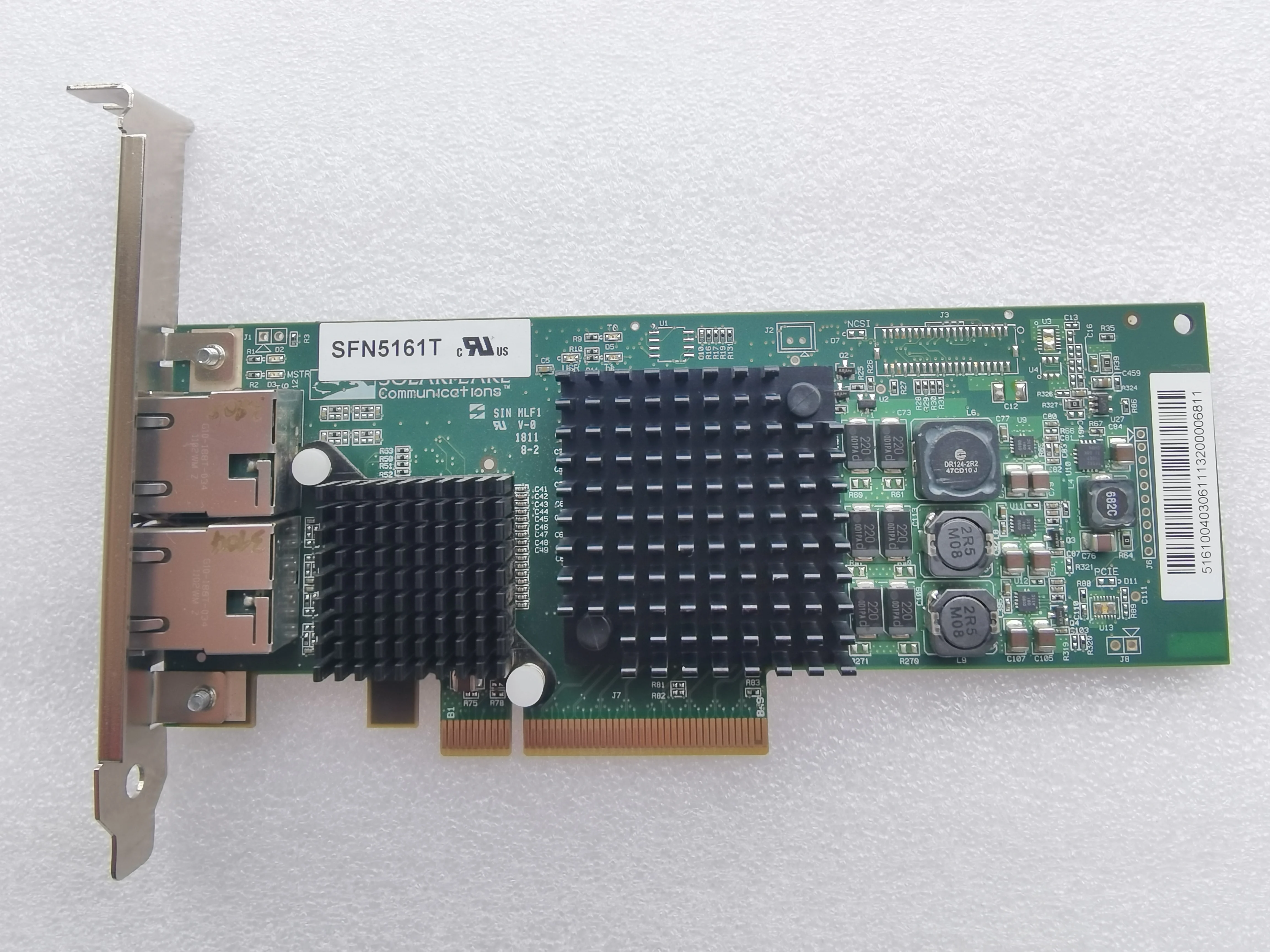 

SFN5161T SF329-9022-R4.0 Dual Port RJ45 10GbE 10GE PCI-e x8