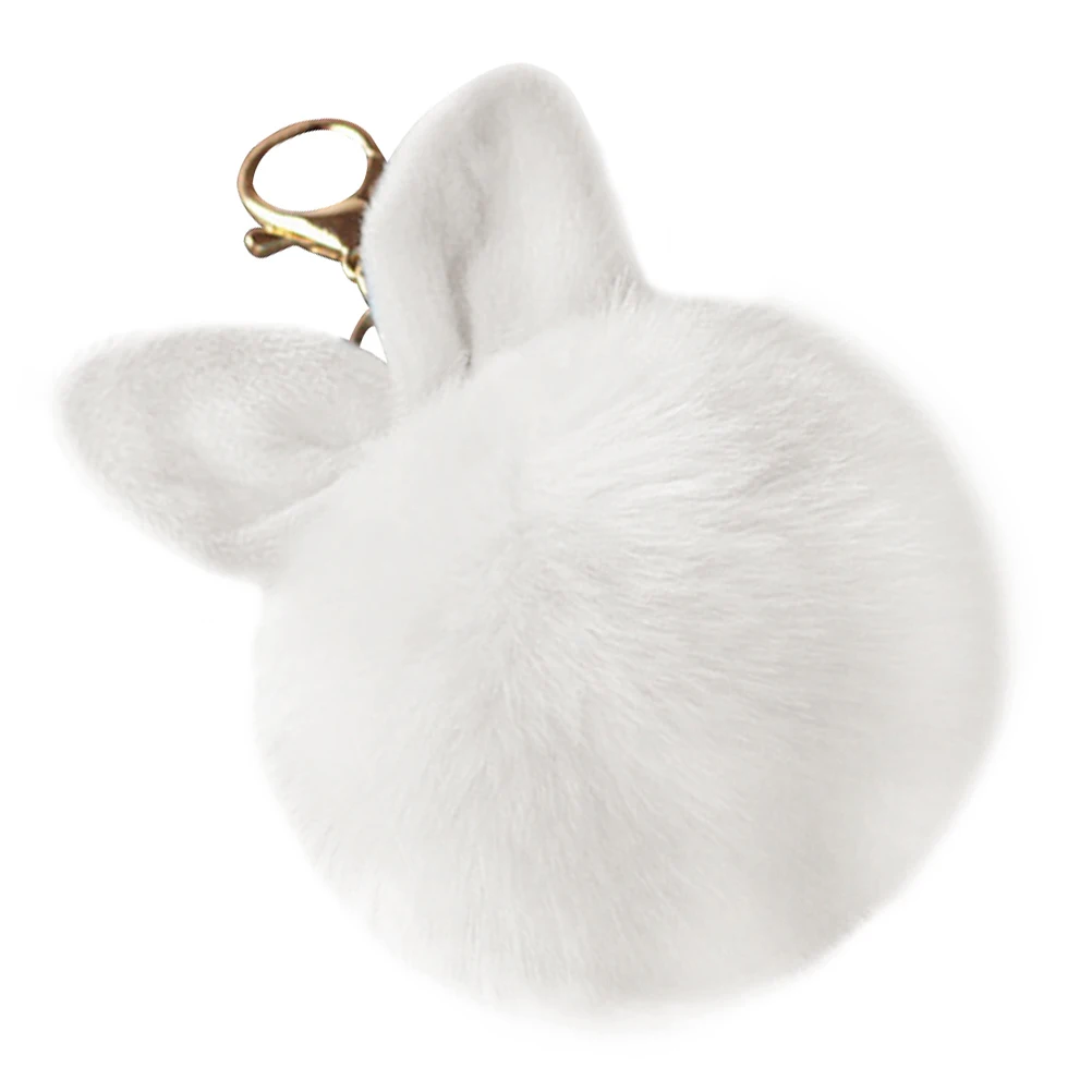 

Key chain pendant pom pom keychain pom pom key ring girl keychain women key chains