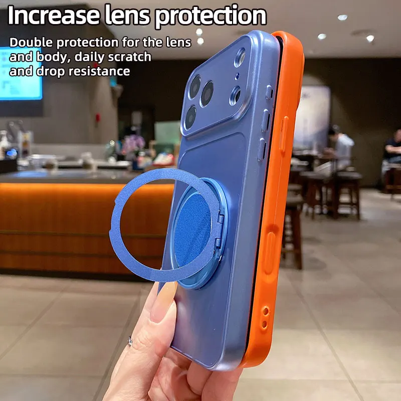 For Oppo Reno15 Case Reno15 Pro Cover Reno15 Pro Max Phone Case Back Bumper Shockproof  Soft Fundas Luxury Shockproof Bracket