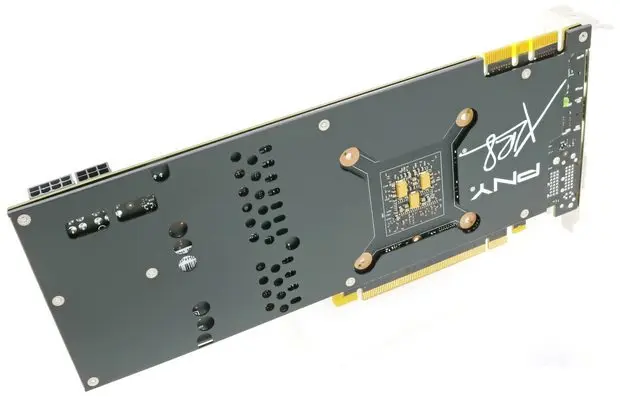 Geeignet für die Grafikkarten GTX770/GTX780/GTX780Ti/GTX TITAN, Metall-Rückplatte. – Detail 1