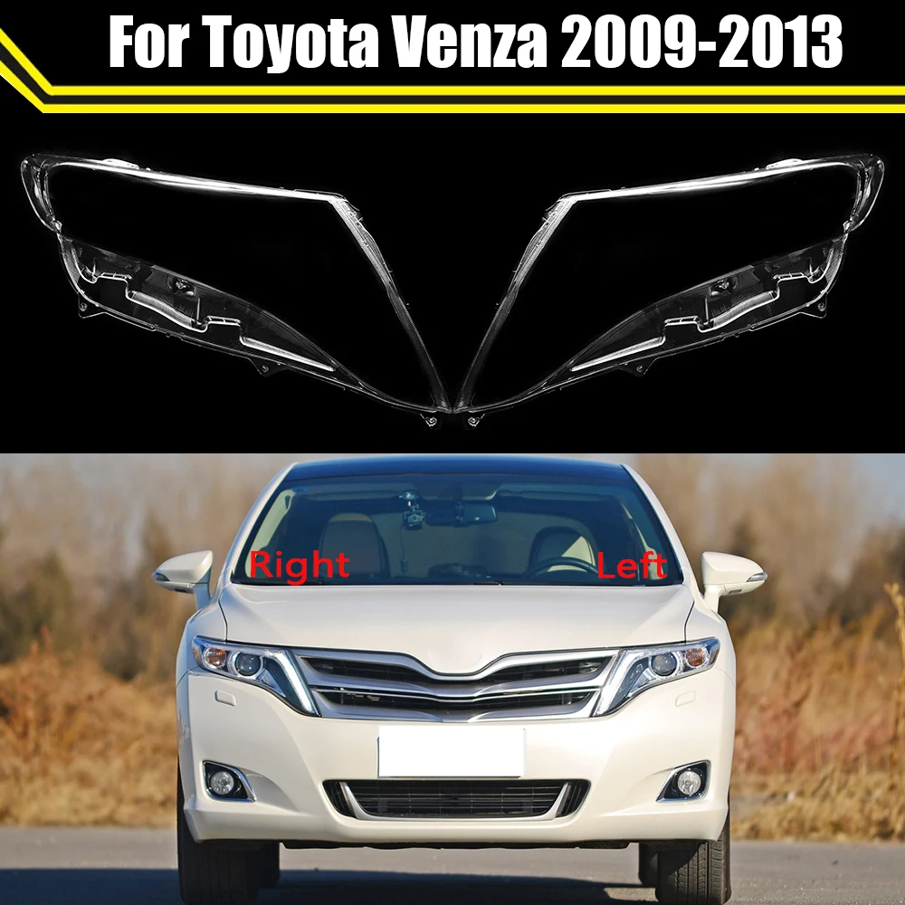 Replace Original Lampshade For Toyota Venza 2009-2013 Car Protective Headlight Cover Head Light Lens Lampshade Headlamp Shell