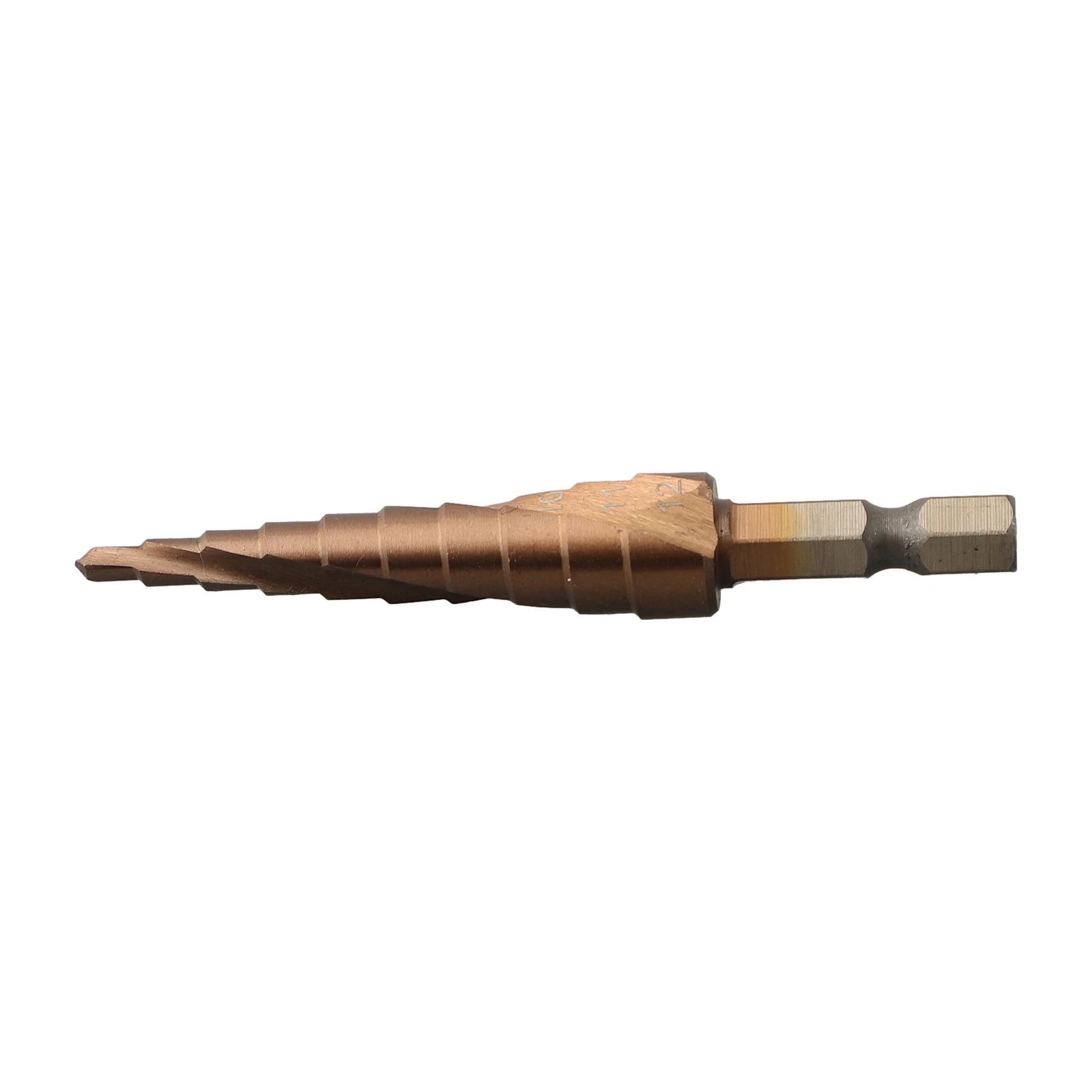 

Hex Handle Spiral Step Drill Bit Hole Opener HSS-CO M35 5% Cobalt 3-12 4-22 6-24mm Core Cone For Steel Wood PVC Sheet Power Tool