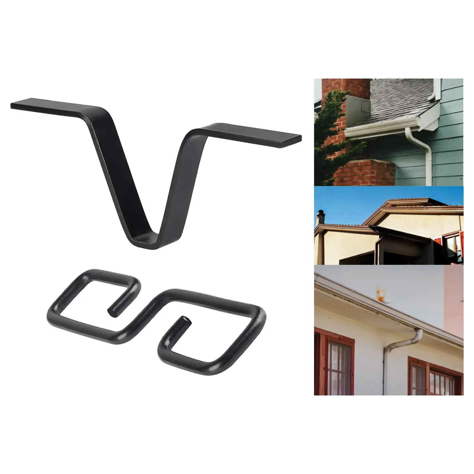 Chuva Cadeia Gutter Adaptador Gancho, Rustproof Tomada Acessórios